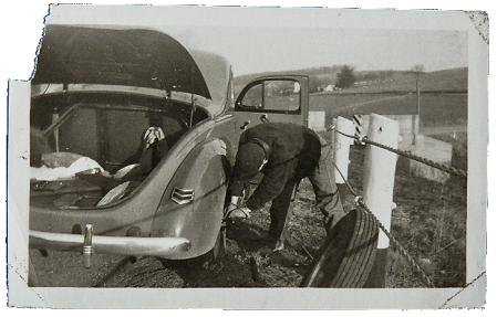 1940 ford tire fix